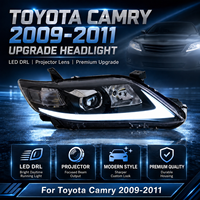 Phares LED JC améliorés avec clignotants séquentiels pour Toyota Camry 2009 2010 2011, vente en gros directe usine, Plug and Play