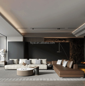 <span class=keywords><strong>Chesterfild</strong></span> simple paresseux dinde industrielle teck bois salle d'attente l forme meubles en cuir canapé ensemble nouveau Design - Product Image 1