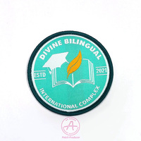 Marque déposée société marque Patch patchs de broderie personnalisés fer sur Patch tissé en vrac pour vêtements chapeaux Badge