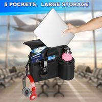 Organizador de Asiento de Avión Duradero de Fábrica OEM, Bolsa de Almacenamiento Personalizada para Respaldo de Asiento de Vuelo