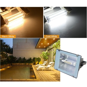 Lampe <span class=keywords><strong>LED</strong></span> <span class=keywords><strong>R7S</strong></span> SMD certifiée CE, AC220V, en aluminium, à brancher, lumière du jour 6000K, 1500 Lumens, 2835 10W/15W/20W, 78mm/118mm/<span class=keywords><strong>135mm</strong></span>, pour aménagement paysager - Product Image 4