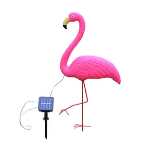 New Large Solar Flamingo Outdoor Garden Decoration Lawn Light LED Animal Light