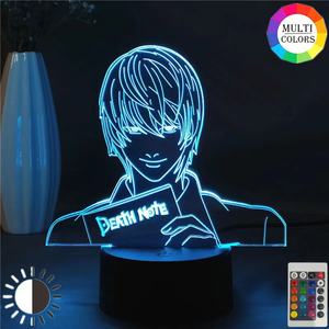 Manga Death <span class=keywords><strong>Note</strong></span> L Lawliet Figure Led Night Light - Product Image 2