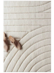 Tapis en laine fait main tufté à la main, tapis de luxe en laine de designer pour salon, chambre, maison, hôtel, décoration intérieure - Product Image 4