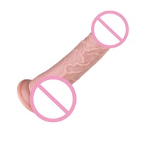 Dildos Realistas JT de Silicona con Ventosa, Juguetes Sexuales Anales, con Correa y sin Correa, Transparentes, Rosados, Juguetes Sexuales para Adultos para Lesbianas