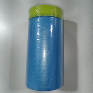 فيلم PE بأشرطة مسجلة مسبقًا رسامين بشريط لاصق إسقاط أغطية بلاستيكية لإخفاء أثاث السيارات فيلم - Product Image 2