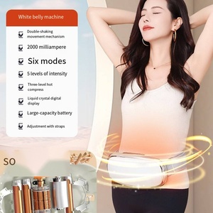 <span class=keywords><strong>Ceinture</strong></span> <span class=keywords><strong>de</strong></span> <span class=keywords><strong>massage</strong></span> vibrante avec compresse chaude, appareil <span class=keywords><strong>de</strong></span> <span class=keywords><strong>massage</strong></span> abdominal pour fitness à domicile - Product Image 6