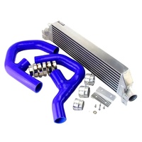 Intercoolers de course à montage frontal en aluminium pour VW Golf Mk5 Mk6 GTI FSI 2.0T A3 Kit d'intercoolers bi-turbo