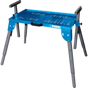 ขาตั้งพับได้ Fervi สำหรับเครื่องจักรแบบพกพา โต๊ะทำงานโลหะเคลือบผงสำหรับงานหนัก - Product Image 1