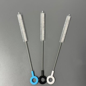 Set di Quattro Pezzi di Spazzole per Ciuccio e Biberon in Acciaio Inox 304 con Setole in Nylon Marca HLX - Product Image 1