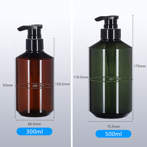 Bán buôn tùy chỉnh 300ml 500ml thấp moq Nâu Pet pcr nhựa rửa tay chai <span class=keywords><strong>lotion</strong></span> - Product Image 4