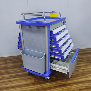 Hospital Trolley Multi-Function Plastic ABS Medicine Delivery Cart Large 750x480x950mm With 4 Castors - Product Image 3