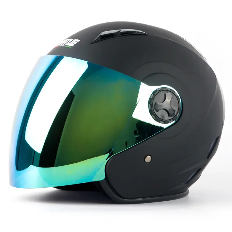 ขายส่งหมวกกันน็อคครึ่งหน้า ABS ผู้ผลิตรถจักรยานยนต์ Capacete Para Moto 3/4 หมวกกันน็อคมอเตอร์ไซด์ครึ่งหน้า