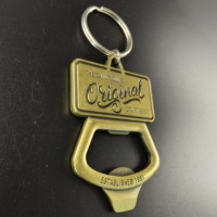 Décapsuleur en métal fonctionnel pour porte-clés, idéal pour les bouteilles de bière et de soda, parfait pour les pubs, les vignobles et les brasseries, vente en gros