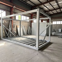 Structure de Conteneur Préfabriqué Portable 20/40 pieds pour Grossiste, en Acier Galvanisé, Design Moderne pour Bureaux de Travailleurs et Bâtiments
