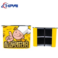 Magnifique comptoir pliable en aluminium pour la promotion publicitaire