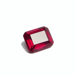 Pietra di Corindone Sintetico Taglio <span class=keywords><strong>Smeraldo</strong></span> 5 #   <span class=keywords><strong>Rubino</strong></span> Rosso 5x7mm 10x14mm Pietra Preziosa <span class=keywords><strong>Rubino</strong></span> 5A Forma <span class=keywords><strong>Smeraldo</strong></span> - Product Image 2