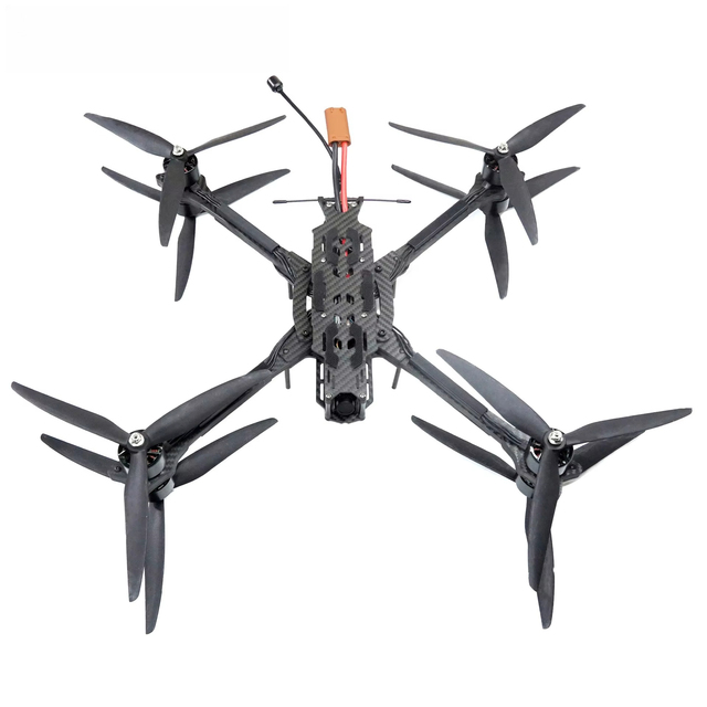 X8 10inch 8 Motors Long-Range Heavy Load 5-7kg Drone with 5.8g 4K UHD FPV Transmission 6-Channel Remote Control