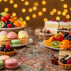 Bicchieri di Plastica Monouso per Pizza Fuyang High Foot, Parete Singola 100ml <span class=keywords><strong>FY</strong></span>--390 Senza Stampa PP Guangdong Birra - Product Image 2