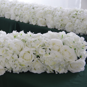 Panneau mural de fleurs roses artificielles Plantes artificielles Panneau mural de fleurs 3d Déco <span class=keywords><strong>murale</strong></span> de fleurs de mariage - Product Image 1
