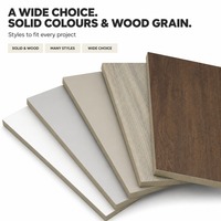 Panneau MDF mélaminé de qualité E1, panneau de fibres de qualité meuble pour la production de meubles standard