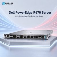 Server Dell R670 1U Dual Socket Berkinerja Tinggi VMware ESXi Hyper-V OpenStack Cloud Computing Cluster 32x DDR5 Rack Server