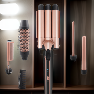 Outils de coiffure, fer à friser à baril extra long réglable, 1,75 pouces, 2 pouces, 3 barils, fer à friser 5 en 1 - Product Image 4