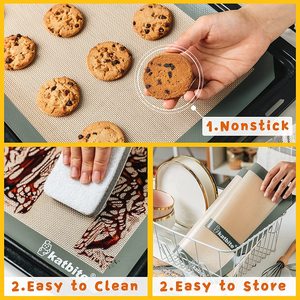 High Temperature Resistant Silicone Mat for Oven Baking Mat Baking Tools <b>Cake</b> <b>Decorating</b> <b>Supplies</b> Custom Silicone Baking Mat - Product Image 6