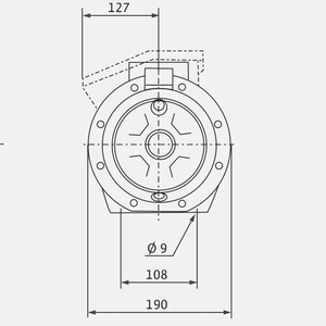 Pompe centrifuge horizontale multi-étages haute pression MHI en acier inoxydable pour irrigation domestique, avec moteur AC 50Hz - Product Image 5