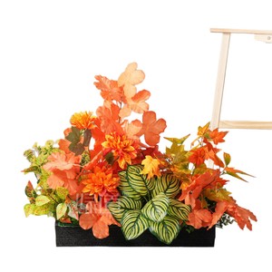 Arrangement floral artificiel Greenway, fleurs en soie, jardinière, décoration intérieure et extérieure, aménagement paysager, bac à plantes - Product Image 3