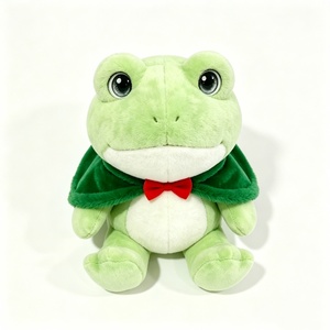 Peluche grenouille personnalisée, Grenouille en peluche, Peluche grenouille mignonne, Peluche grenouille de Noël, Grenouille en peluche assise - Product Image 3