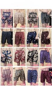 Mens di estate Stampato Raso Degli Indumenti Da Notte Della Biancheria Intima Dei Pugili Shorts Allentato Casuale Dei Pantaloni Mutande Degli Indumenti Da Notte Degli Uomini di Sonno della Biancheria Intima - Product Image 2