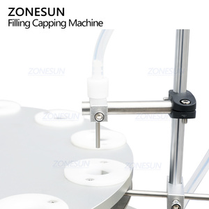 ZONESUN ZS-AFC1CB Monoblock Desktop Automatic Rotary Magnetic <b>Pump</b> <b>Small</b> Bottle Glass Vials Liquid Filling and Capping Machine - Product Image 2