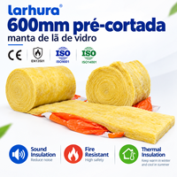 Prix usine Brésil ISO9001 Faible COV 50mm Manta pré-découpée en verre Isolation thermique et phonique pour structure en acier et cloisons sèches