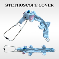 Housses de stéthoscope en coton faites à la main pour médecins, housses de tube amovibles, housses de tête de stéthoscope, plus de styles