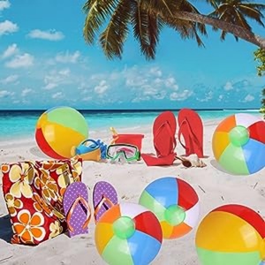 ลูกบอลชายหาดพีวีซีแบบคลาสสิก 6 สี ปรับแต่งได้ สำหรับห่วงยางว่ายน้ำ - Product Image 3