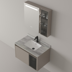 Armoire <span class=keywords><strong>de</strong></span> <span class=keywords><strong>salle</strong></span> <span class=keywords><strong>de</strong></span> <span class=keywords><strong>bain</strong></span> avec tiroirs et miroir, meuble-lavabo intelligent avec miroir, armoire <span class=keywords><strong>de</strong></span> <span class=keywords><strong>salle</strong></span> <span class=keywords><strong>de</strong></span> <span class=keywords><strong>bain</strong></span> Art Déco - Product Image 4