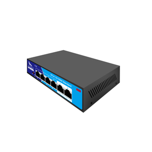 Oem ODM thông minh 4 + 2 RJ45 Injector 48V 100Mbps <span class=keywords><strong>Ethernet</strong></span> chuyển đổi sợi với 4 PoE cổng cho wifi mạng - Product Image 5