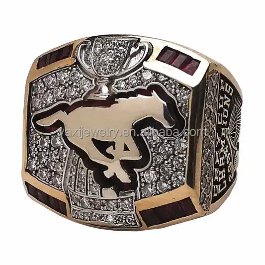 Preço de fabricação joia fina S925 prata 9K 10K 14K 18K ouro Moissanite diamante anéis hip hop anel de campeonato