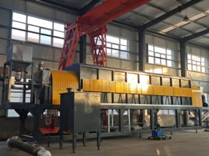 Horno de Tratamiento Térmico Rotatorio Continuo Industrial con Atmósfera Protectora, Control de Precisión de 9 Zonas (234kW) Alto Rendimiento - Product Image 1