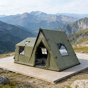 Tente gonflable à installation rapide, aucun outil nécessaire, tente de camping gonflable avec moustiquaire respirante pour une utilisation estivale - Product Image 1