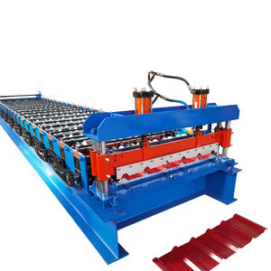 840 Gallvanized 골판지 루핑 시트 만드는 기계 수동 기와 아연 기계 - Product Image 1