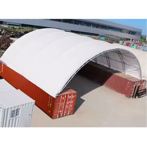 Bâtiment de stockage temporaire en structure acier imperméable pour extérieur C4040S, dôme GAISHI, abri - Product Image 2