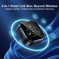 Adaptateur sans fil CarPlay 4-en-1 en gros pour voitures – Dongle USB Plug-and-Play filaire vers sans fil pour Android Auto et CarPlay