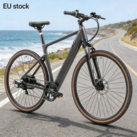 Vélo électrique 36V 250W avec frein hydraulique et capteur de couple, 7 vitesses, 700C, vélo de course électrique pour hommes, en stock dans l'UE