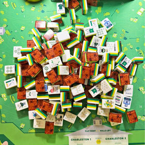 Juego <span class=keywords><strong>de</strong></span> Fichas <span class=keywords><strong>de</strong></span> Mahjong Americanas <span class=keywords><strong>de</strong></span> Lujo con Temática <span class=keywords><strong>de</strong></span> Golf Masters, 160 Piezas, 4 Capas, Acrílico Grabado, Portátil para Noches <span class=keywords><strong>de</strong></span> Juego - Product Image 3