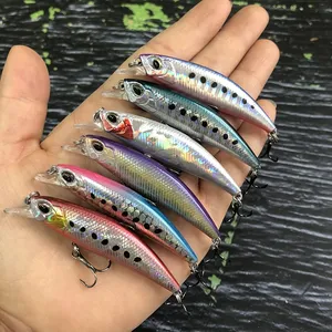 Mini leurres de pêche méné 60s 6.5g Ryuki artificiel basse nageur évier matériel de pêche crochets truite manivelle appât dur - Product Image 1