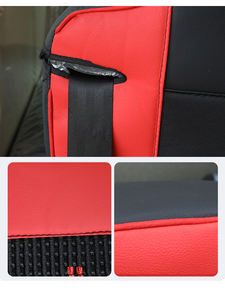 Cubierta de asiento de camión, tela de puntada roja y negra, cómoda, kit de cubierta de asiento resistente para Daf Xf Cf <span class=keywords><strong>2022</strong></span> - Product Image 2
