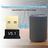 Adaptateur USB 5.1 Émetteur Récepteur Audio Dongle Adaptateur USB sans fil pour Ordinateur PC Portable