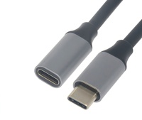 Kabel Data Pengisian Cepat USB 3.2 Gen 2 USB Type-C ke USB Type-C 4K 60Hz 20Gbps PD 60W